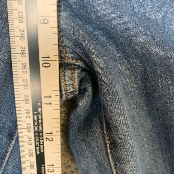 Y2K Vintage Tommy Hilfiger Wide Leg High Rise Side Snap Jeans 28W 31L Streetwear - Picture 6 of 15